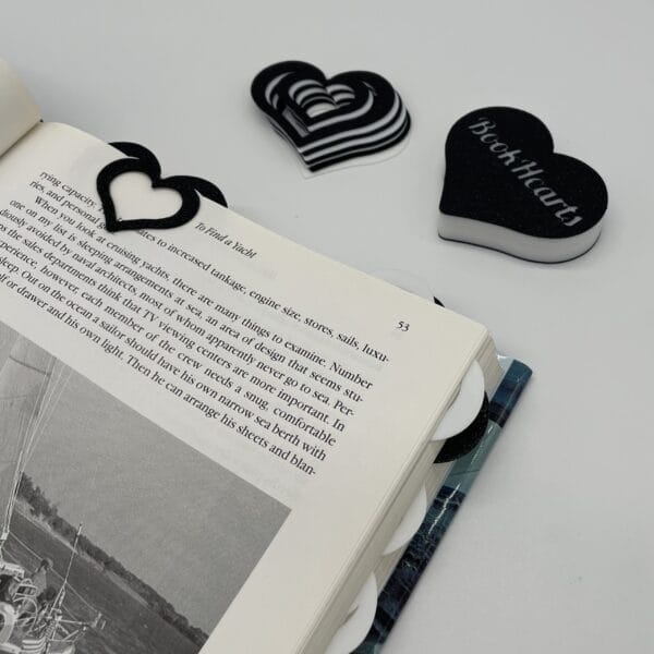 BookHeart 3D-printed bookmark for stylish readers