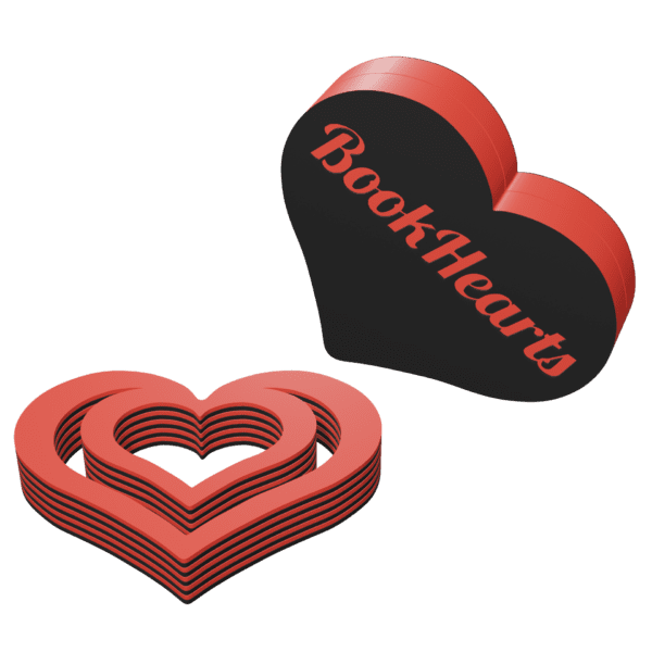 3D-printed bookmark that’s perfect for Valentine's Day gif for book lovers