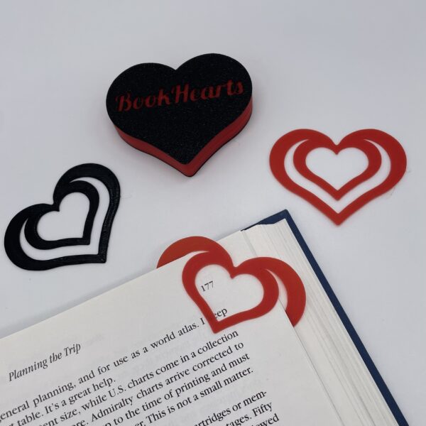 Heart bookmark for readers who want a unique, handmade accessory